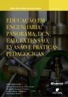 Capa para Educação em Engenharia: panorama, DCN, EaD,  extensão, evasão e práticas pedagógicas