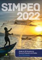 Capa para VIII Simpósio de Recursos Pesqueiros da Paraíba (SIMPEQ 2022)
