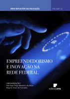 Capa para Empreendedorismo e inovação na Rede Federal
