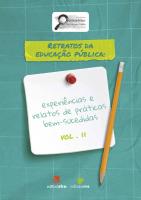 Capa para Retratos da educação pública: experiências e relatos de práticas bem-sucedidas, vol. II